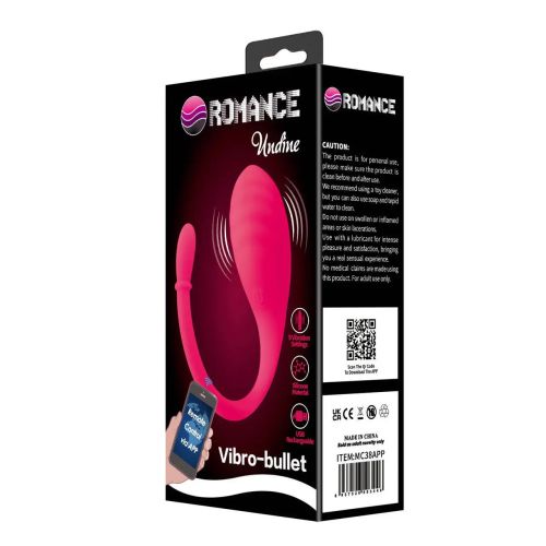 Премиум силиконово смарт виброяйце с Bluetooth управление през приложение PRETTY LOVE ROMANCE UNDINE