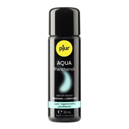 pjur AQUA Panthenol-Регенериращ интимен лубрикант на водна основа с пантенол и лайка (30 мл)