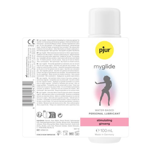  pjur myglide-Стимулиращ и затоплящ интимен лубрикант за жени с корен от женшен (30 мл)