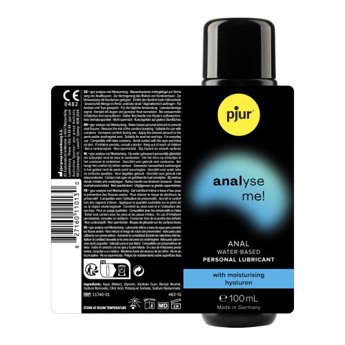 pjur analyse me! Moisturising-Хидратиращ анален лубрикант на водна основа с хиалуронова киселина (30 мл)