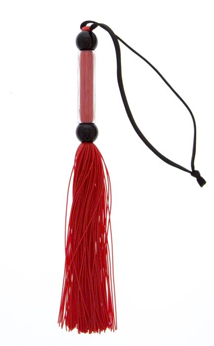 GP SILICONE FLOGGER WHIP RED