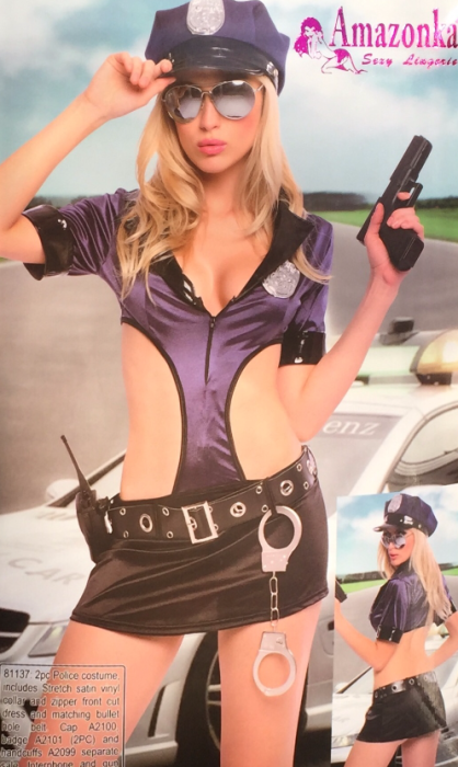 Еротичен костюм - полицайка