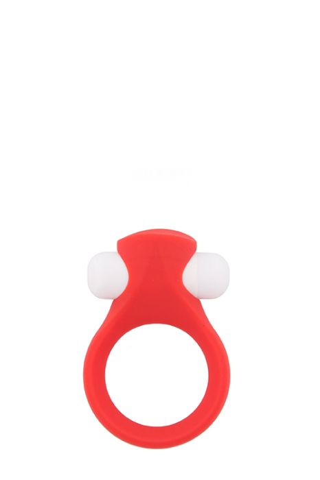Вибриращ пръстен ''Lit-up silicone stimu-ring - 2 RED''