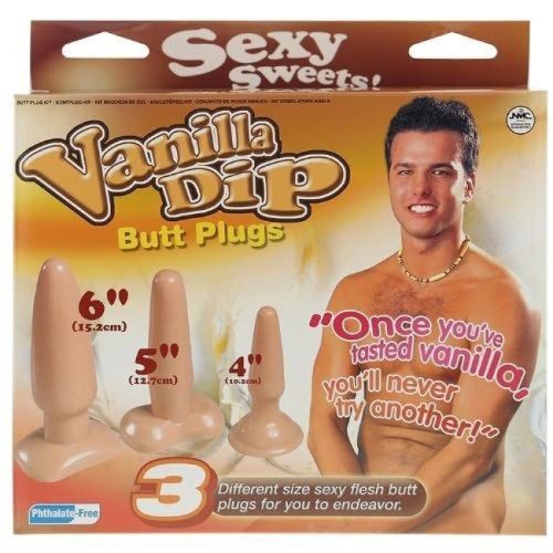Комплект анални разширители - Vanilla Dip