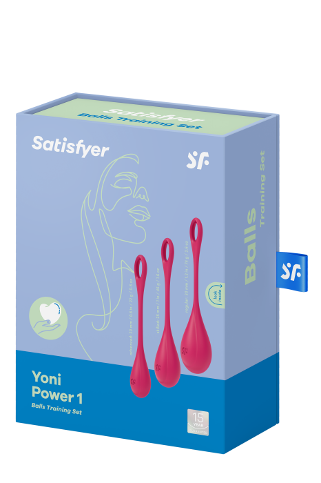 SATISFYER YONI POWER 1 TRAINING SET RED