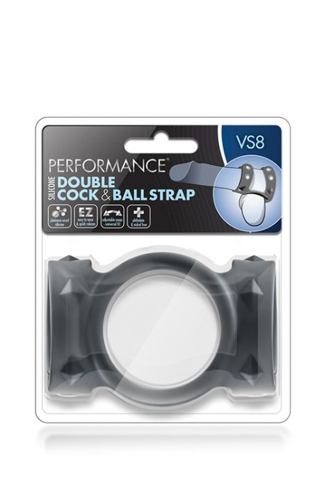 PERFORMANCE VS8 DOUBLE COCK & BALL STRAP