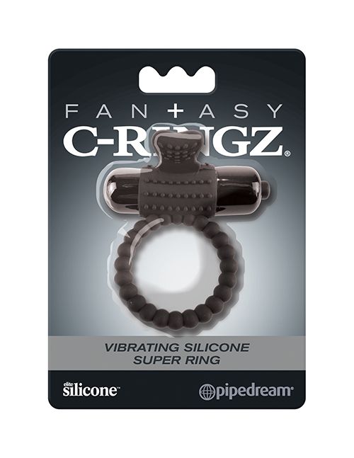 FANTASY C-RINGZ VIBRATING SUPER RING black