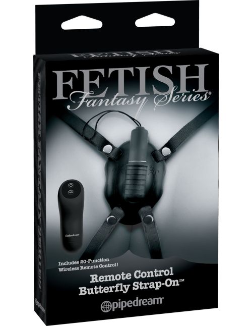 Вибро стимулатор за върховен оргазъм Fetish Fantasy Limited Edition Remote Control Butterfly Strap-On